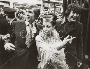 Johnny Ray, Judy Garland og ektemannen Mickey Dean, London 1969