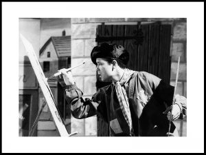 Cliff Richard som maler i filmen Summer Holiday, 1962